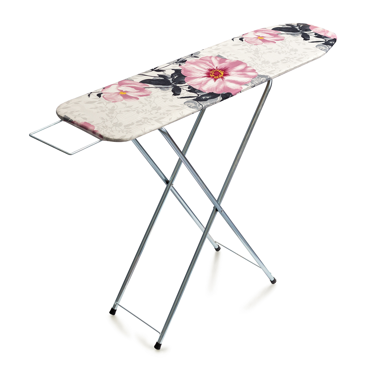 Доска гладильная "березка мини" 110 х 30 см (1/4)  дсп (хром)