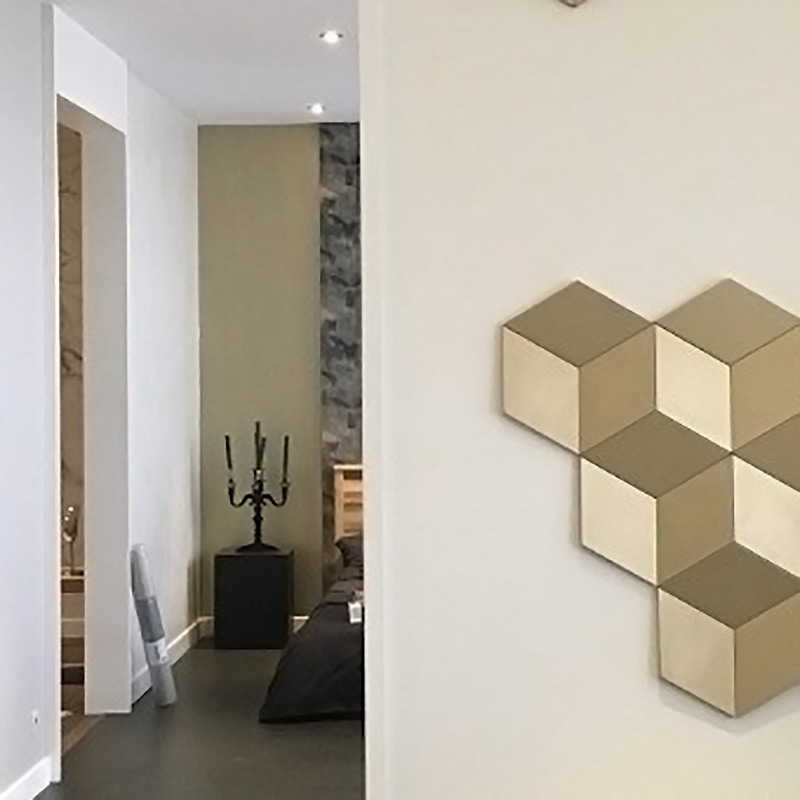 Стеновые панели Orac 3D W105 Rombus Белый