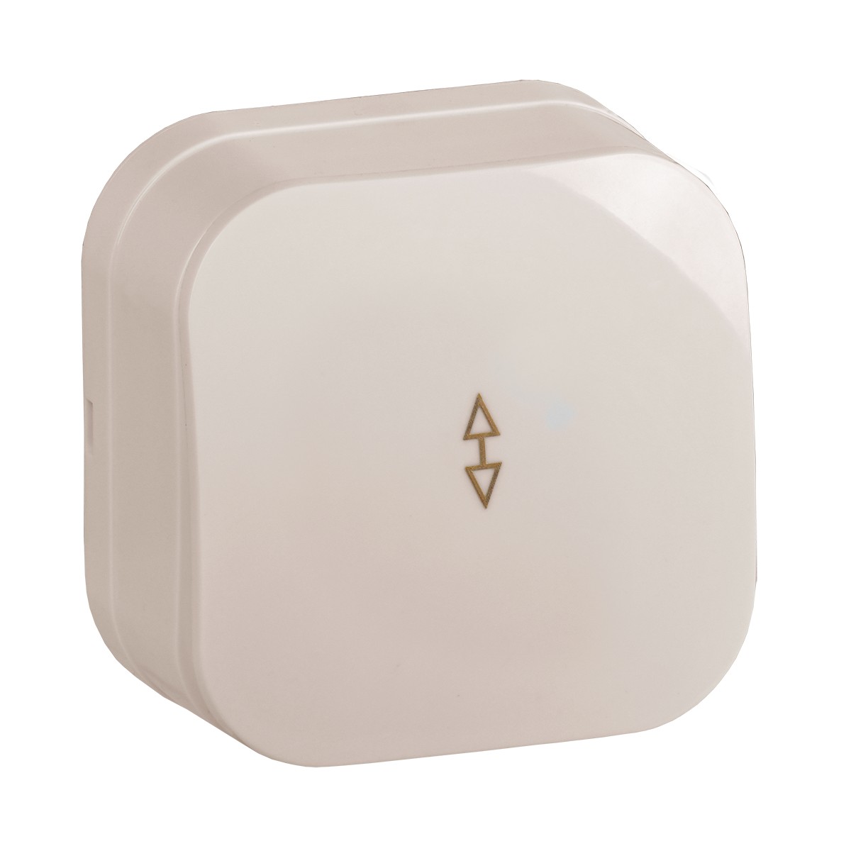 Выключатель открыт. уст. "glory" 1 кл. проходной всп10-1-0-хк, 10а, кремовый (1/36/432) "iek"