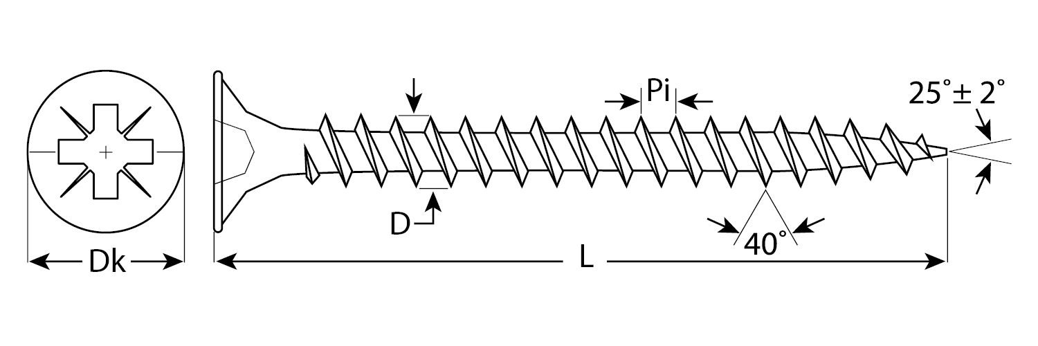 ЗУБР СУ-Ж 50 х 4.5 мм, желтый цинк, универсальный саморез, 35 шт (4-300397-45-050)