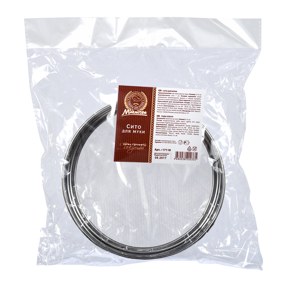 Сито нерж. d=15 см (1/12) "marmiton" 17118