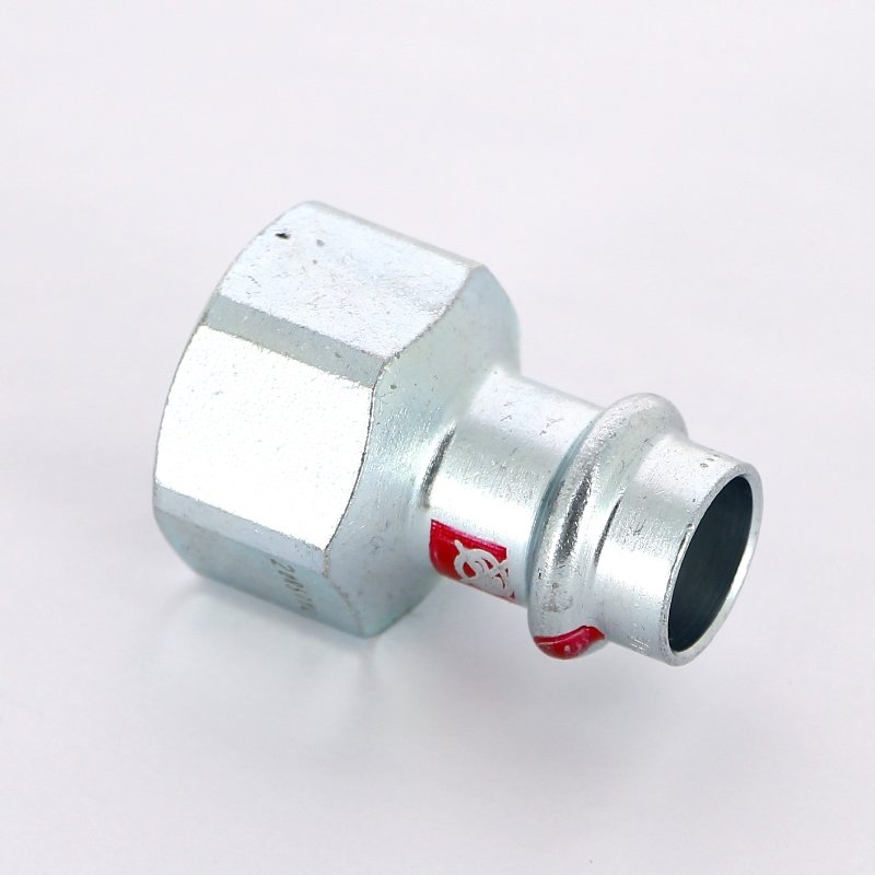 Муфта пресс-В 15x1" оцинкованная сталь Prestabo VIEGA