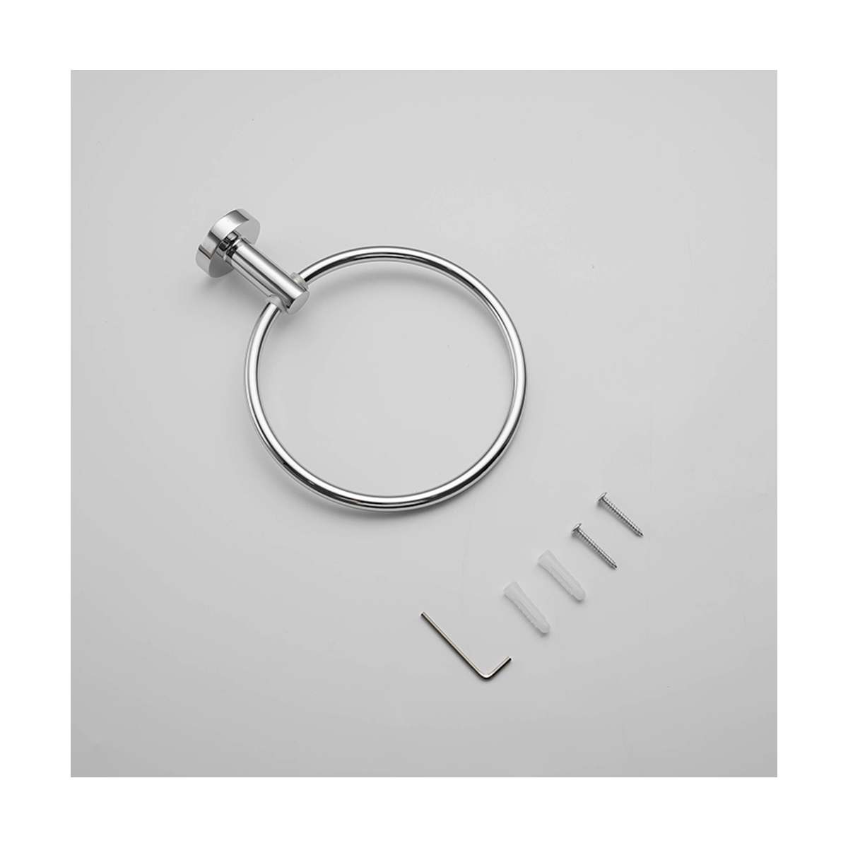 Полотенцедержатель-кольцо r15104 (нерж.сталь), хром (1/20/80) "frud"