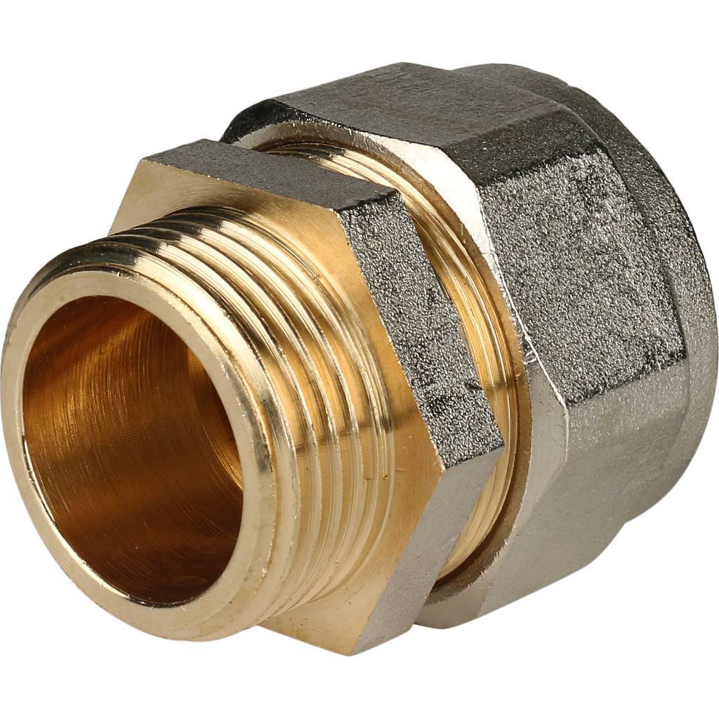 Переходник с наружной резьбой 1"х32 STOUT для металлопластиковых труб