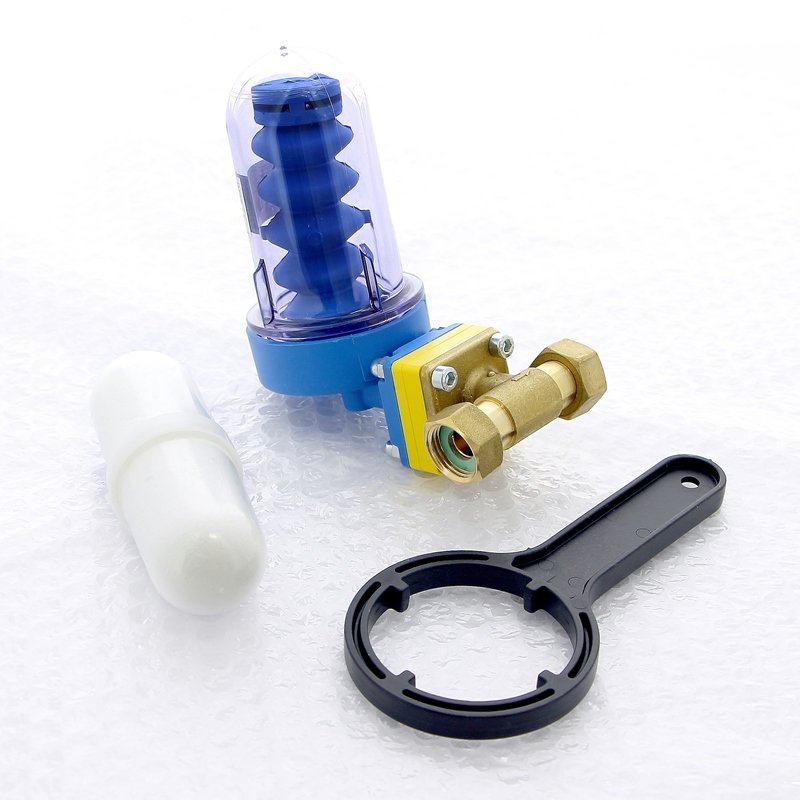 Система антинакипи ATLAS FILTRI DOSAPLUS 3 1/2" 3-х ходовой, с байпасом, 2 капсулы полифосфата