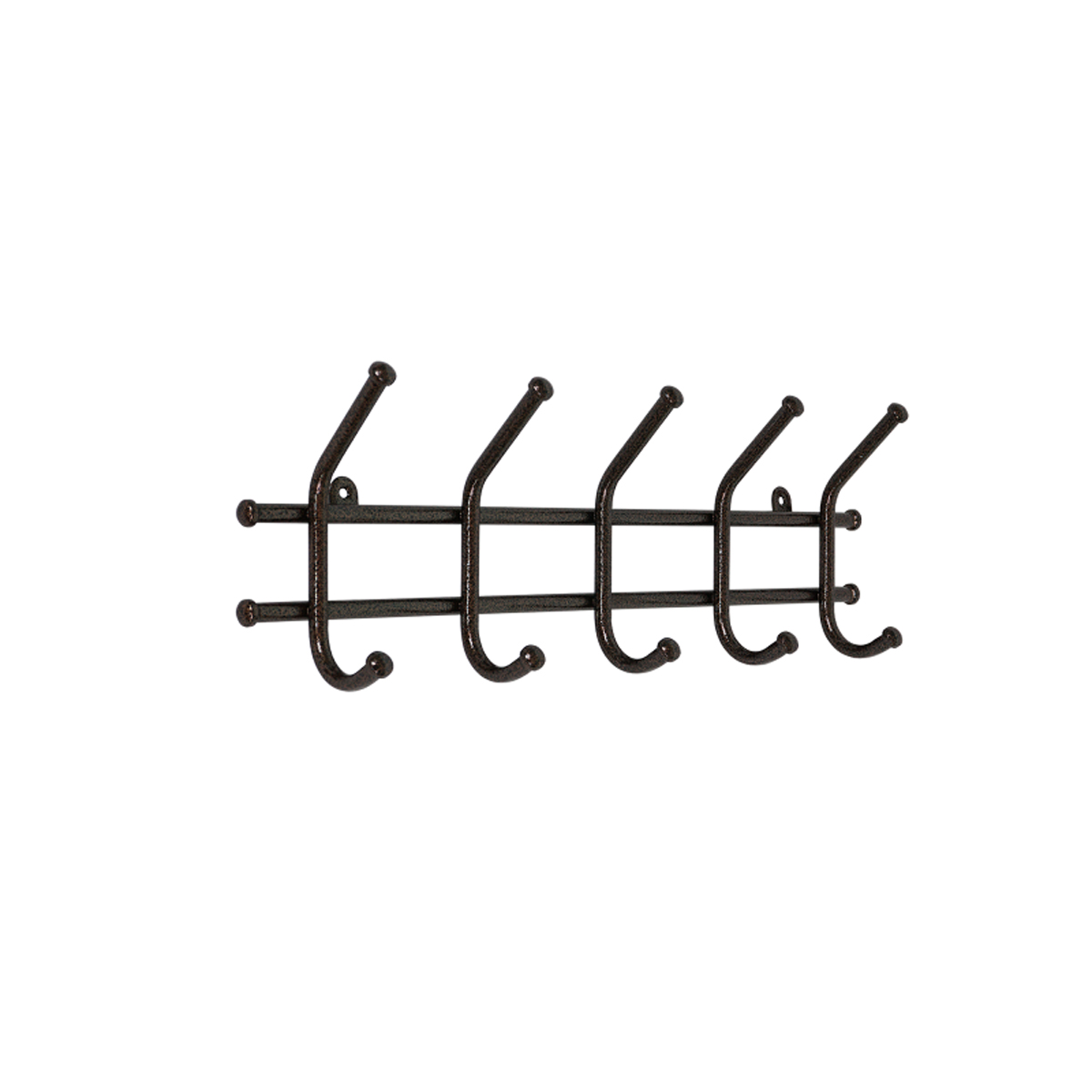 Вешалка настенная "норма 5" (5 крючков) 480*80*165 мм  медный антик (1/10) вн 24 м