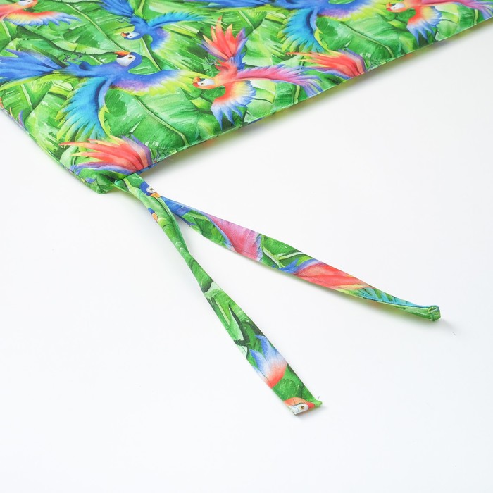 Подушка на скамейку "попугай" 45*150 см (1/6) "этель" 4264627