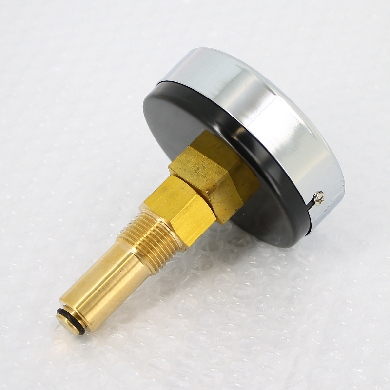 Термоманометр аксиальный d=80 мм, до 10 бар, до 120'С РОСМА ТМТБ- 31Т.1