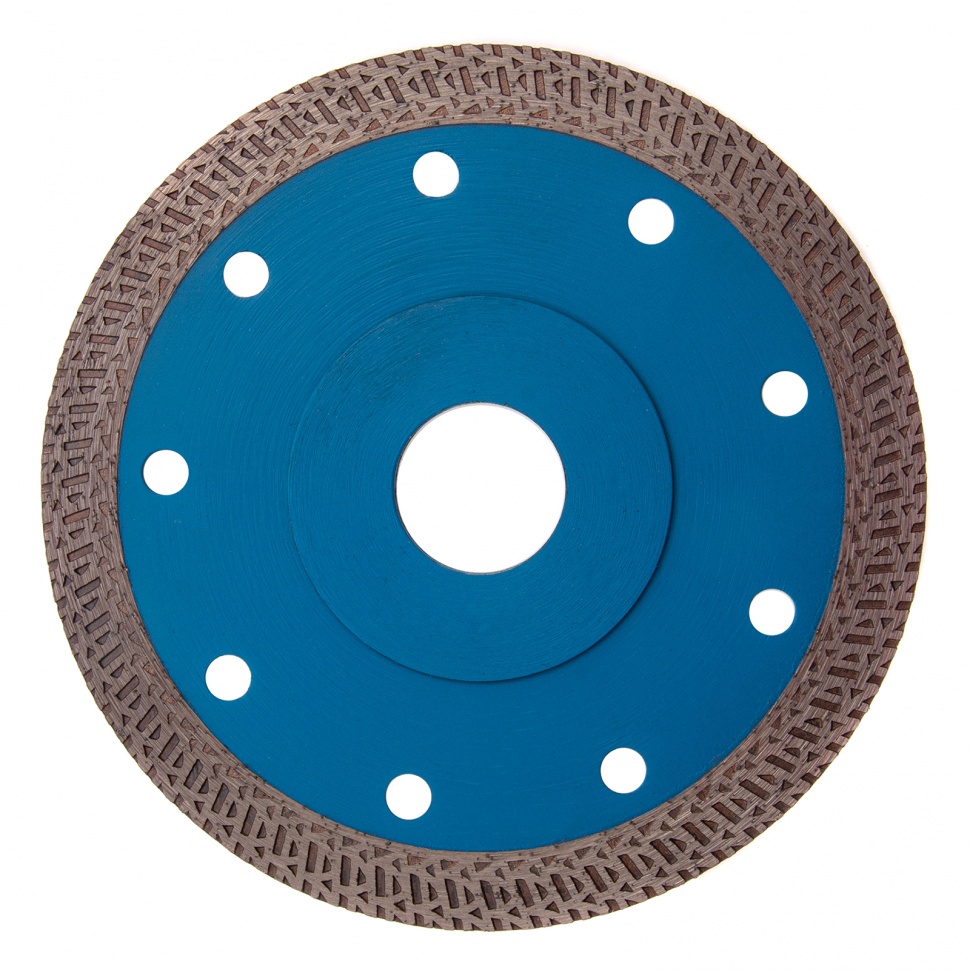 Диск алмазный, сплошной 115 х 22.2 мм, тонкий, сухая/мокрая резка Барс (73091)