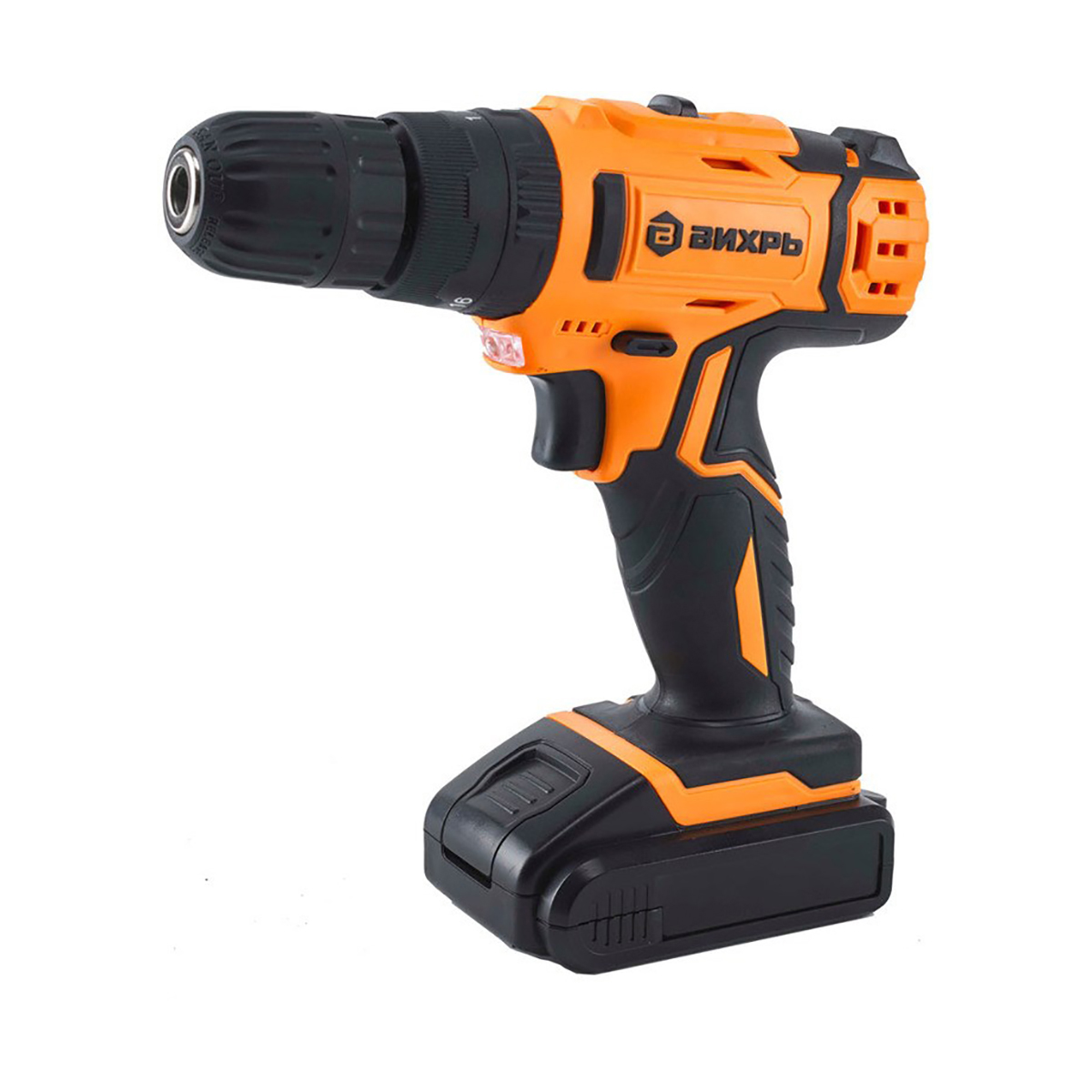 Дрель-шуруповерт аккум. ударная да-18л-2ку (2,0 а/ч) "вихрь"