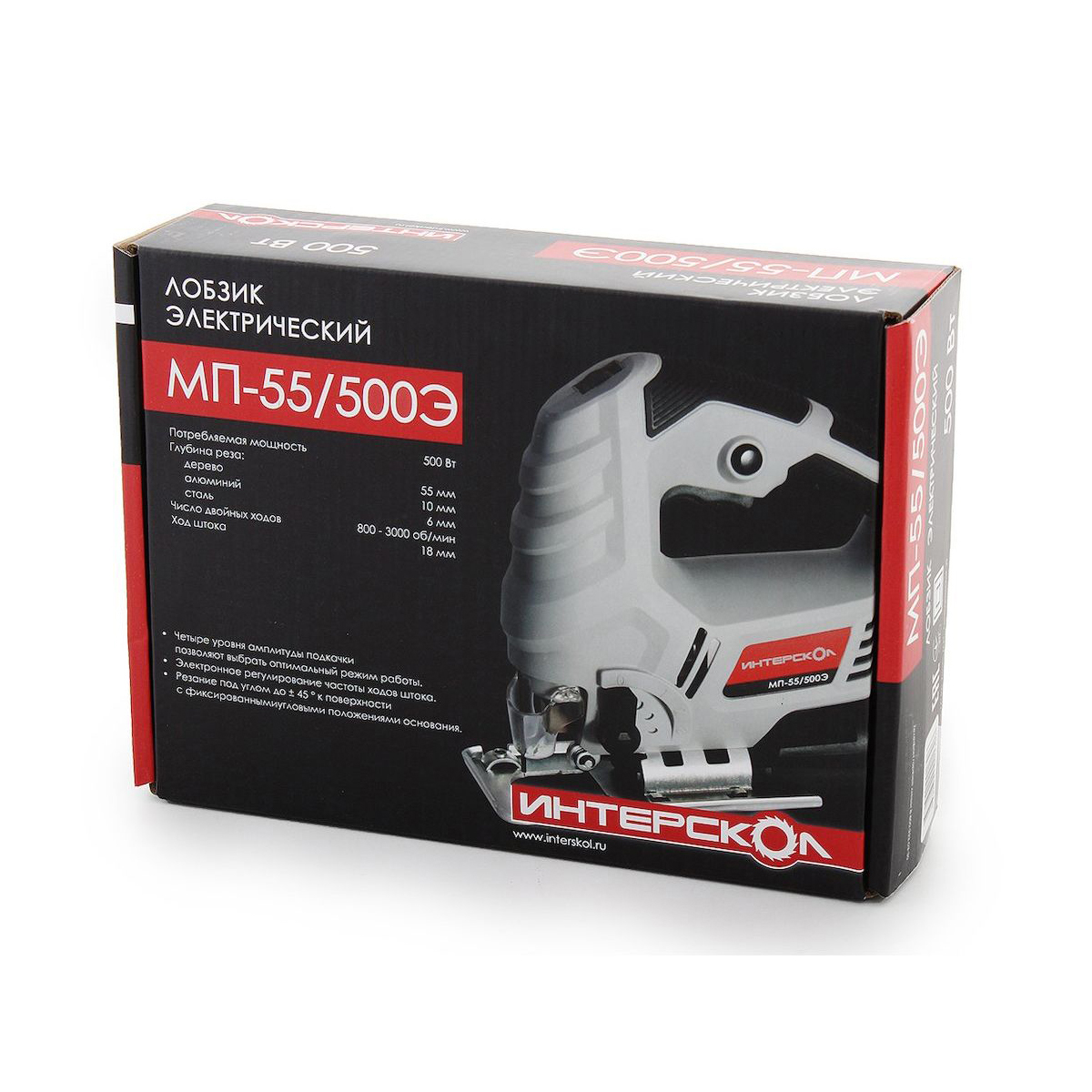 Лобзик мп-55/500э (1/5) "интерскол" 386.1.1.00