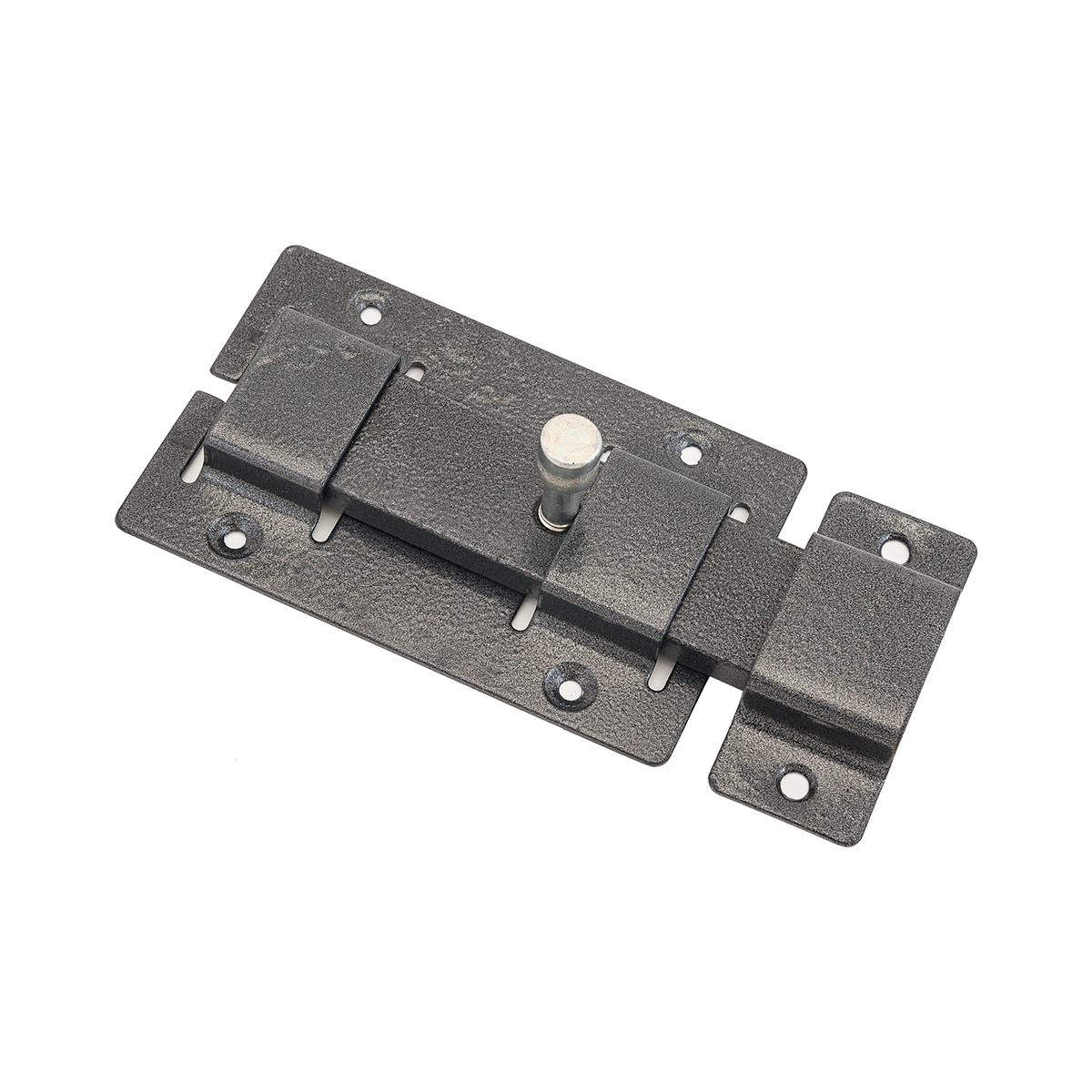 Засов дверной зд-02 плоский (серебро антик) (20) "секрет"