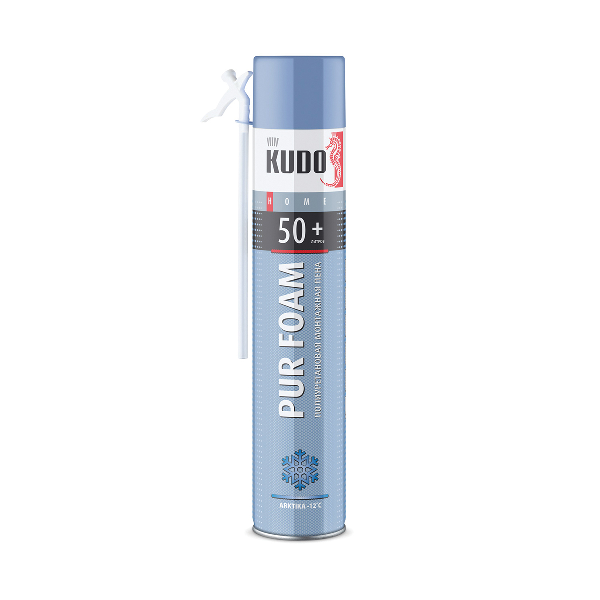 Пена монтажная "номе 50+" 1000 мл/800 г зимняя (arktika) (12) "kudo"