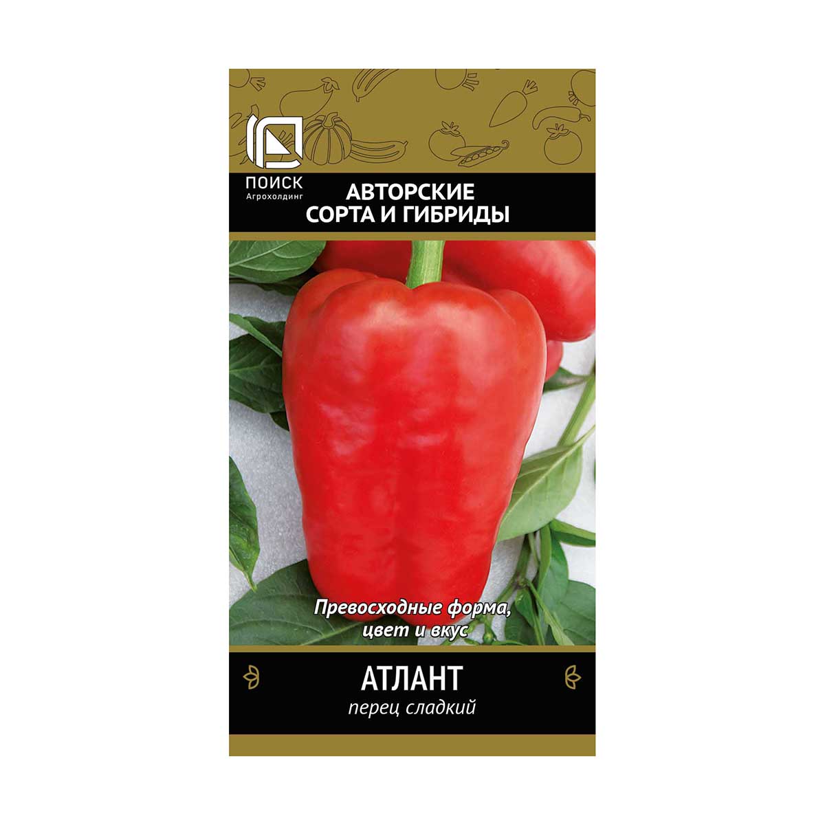 Семена перец сладкий "атлант" (а) 0,25 г (10/100) "авторские сорта и гибриды"