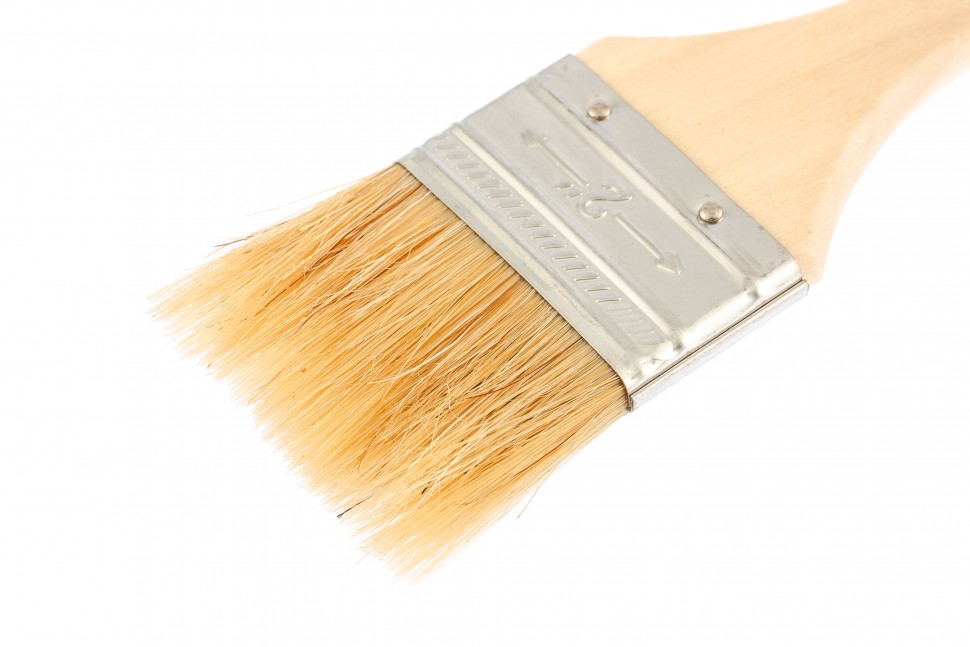 Кисть плоская Slimline 2" (50 мм), натуральная щетина, деревянная ручка Sparta (824305)