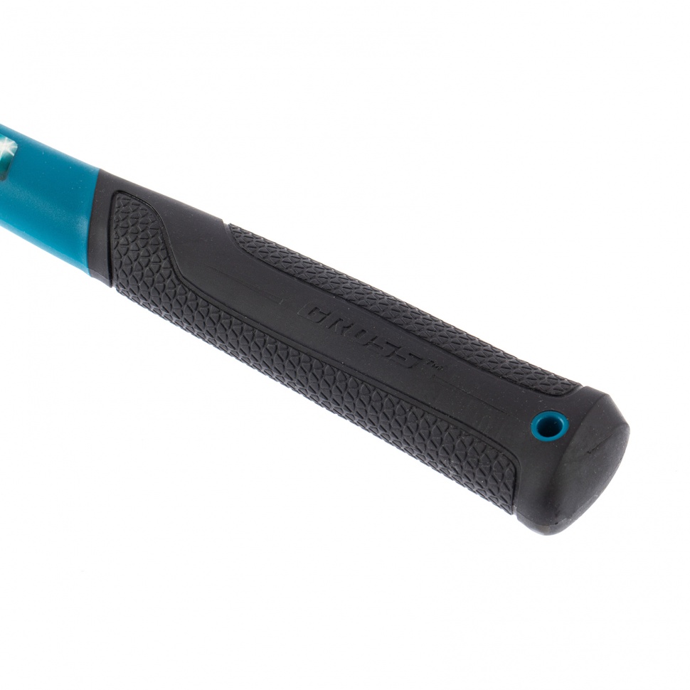 Молоток слесарный, 1000 г, квадратный боек, фибергласовая обрезиненная рукоятка Gross (10279)