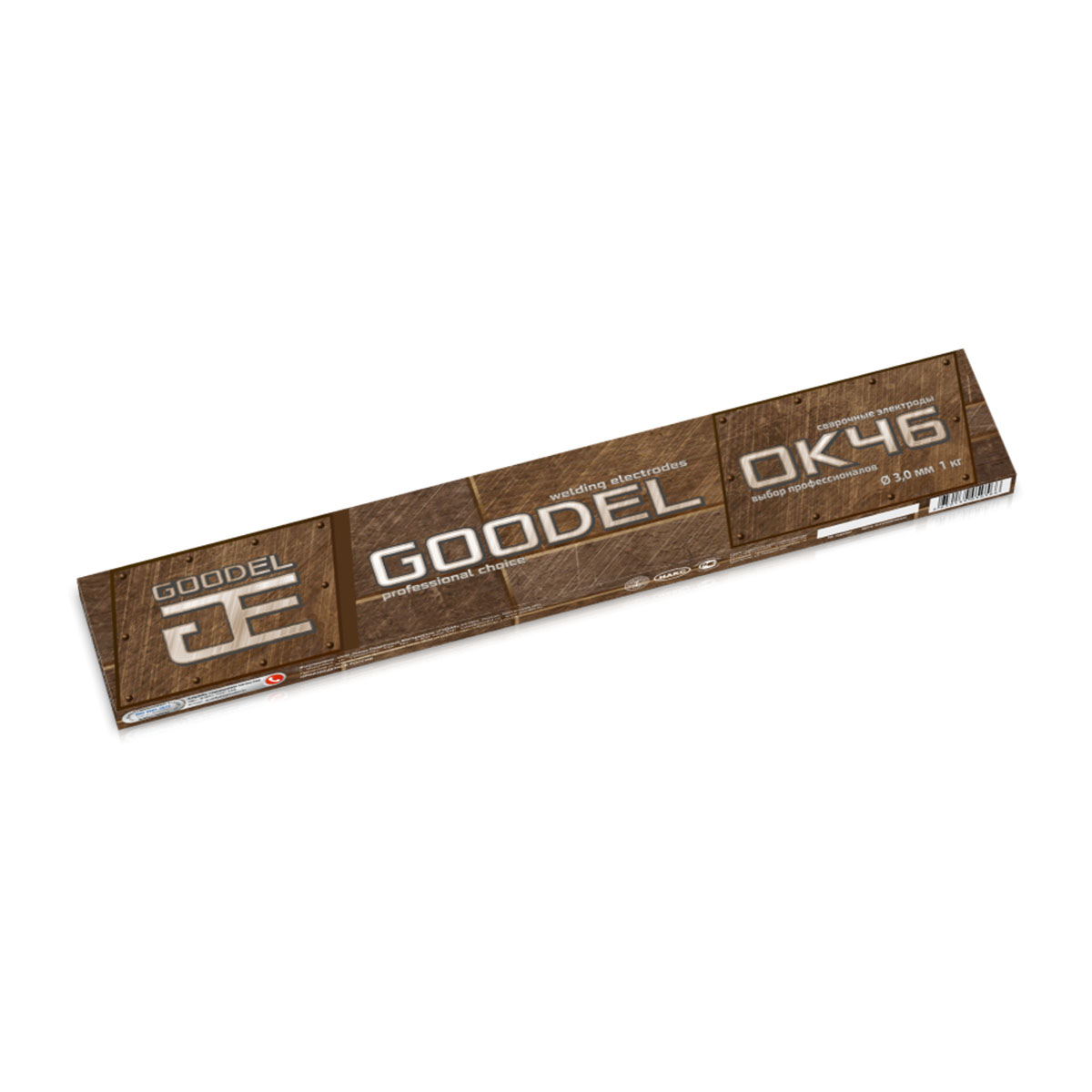 Электроды ок-46 d3 мм х 1 кг (1/10) "goodel"