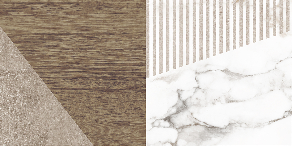 Savage плитка настенная коричневый узор 25x50