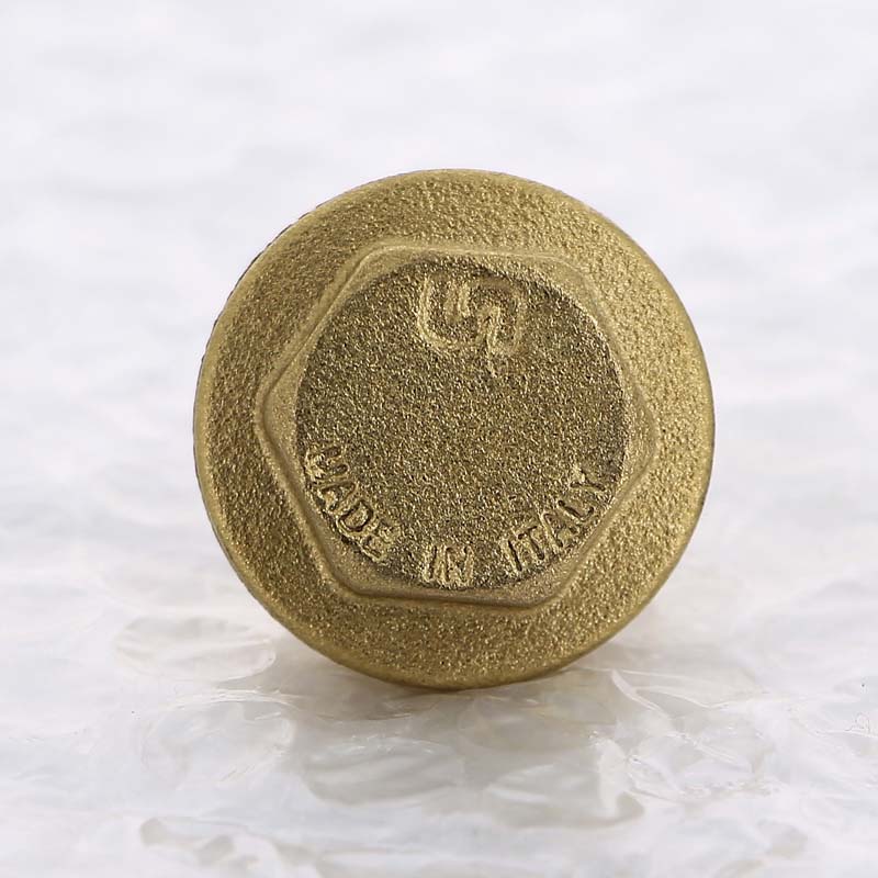 Заглушка резьбовая (НР) 1"1/4 латунь UNI-FITT