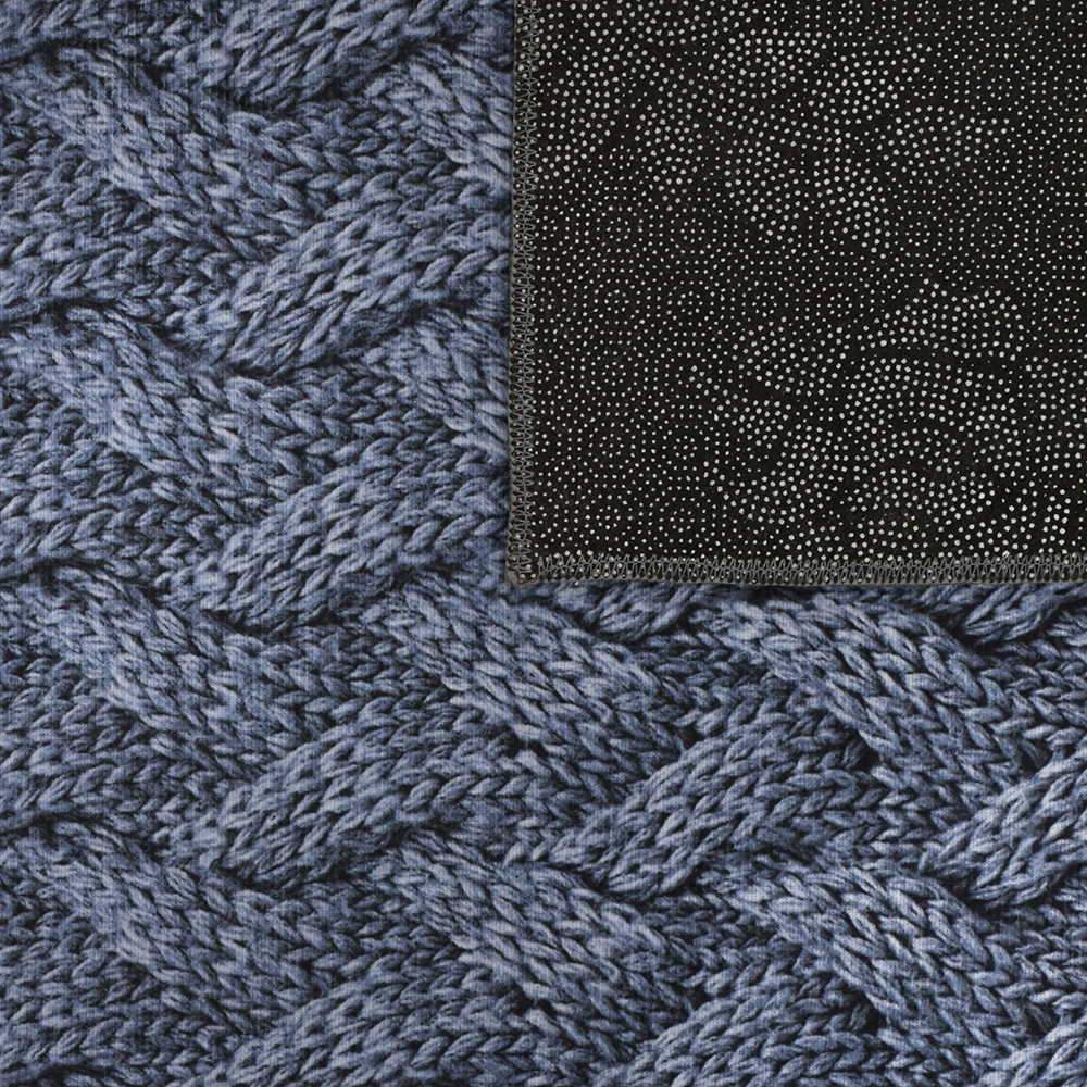 Коврик влаговпитывающий "velur" 70*120 см "крупная вязка" (1/6) "vortex" 24246