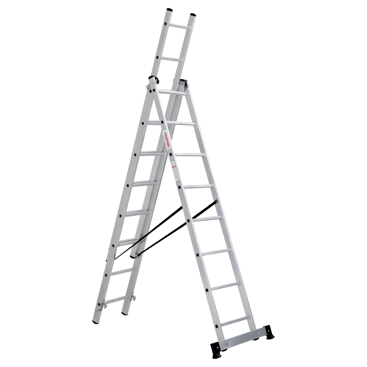 Лестница-стремянка 3 секции по  8 ступеней (1) "новая высота" nv-1230