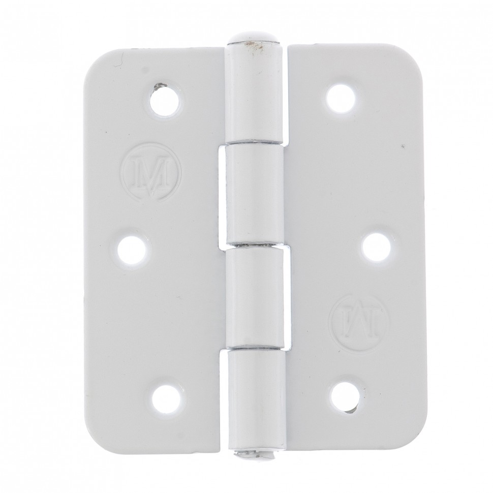 Петля накладная ПН5-60, белая, 4 шт, (Металлист) (91561)