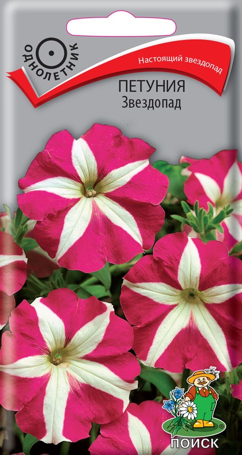 Семена цветов петуния "звездопад" ("1) 0,1 г (10/100) "поиск"