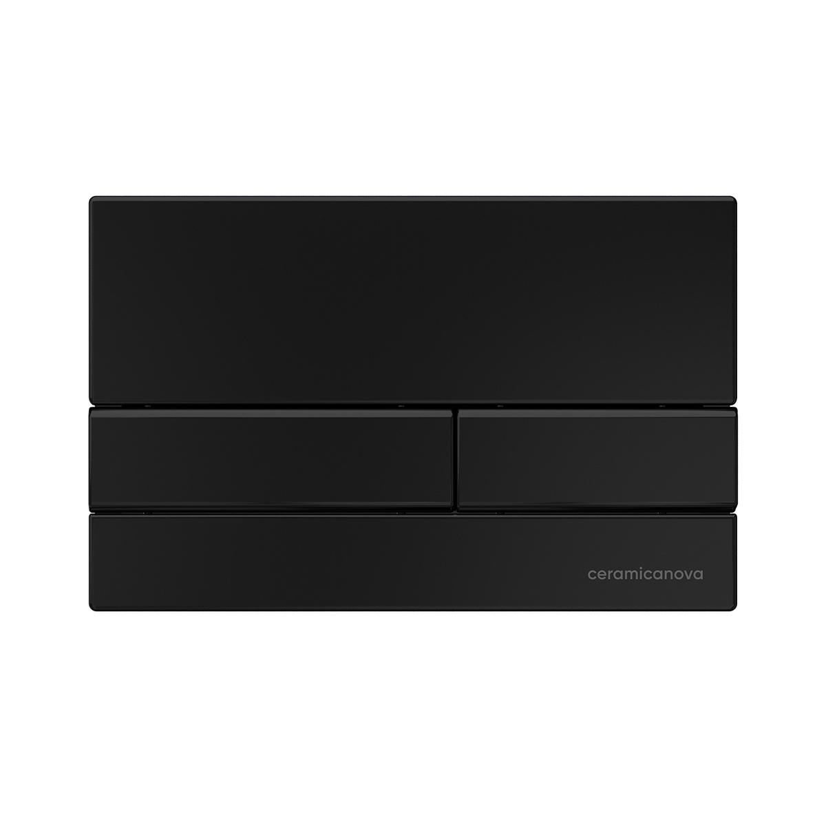 Инсталляция рамная для подвесного унитаза "envision" с кнопкой flat (черный) "ceramica nova" cn1002b