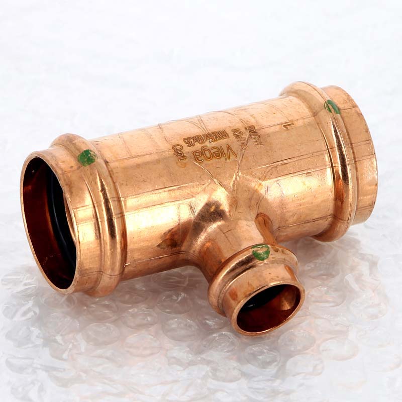 Тройник пресс медный Profipress VIEGA 35х18х35