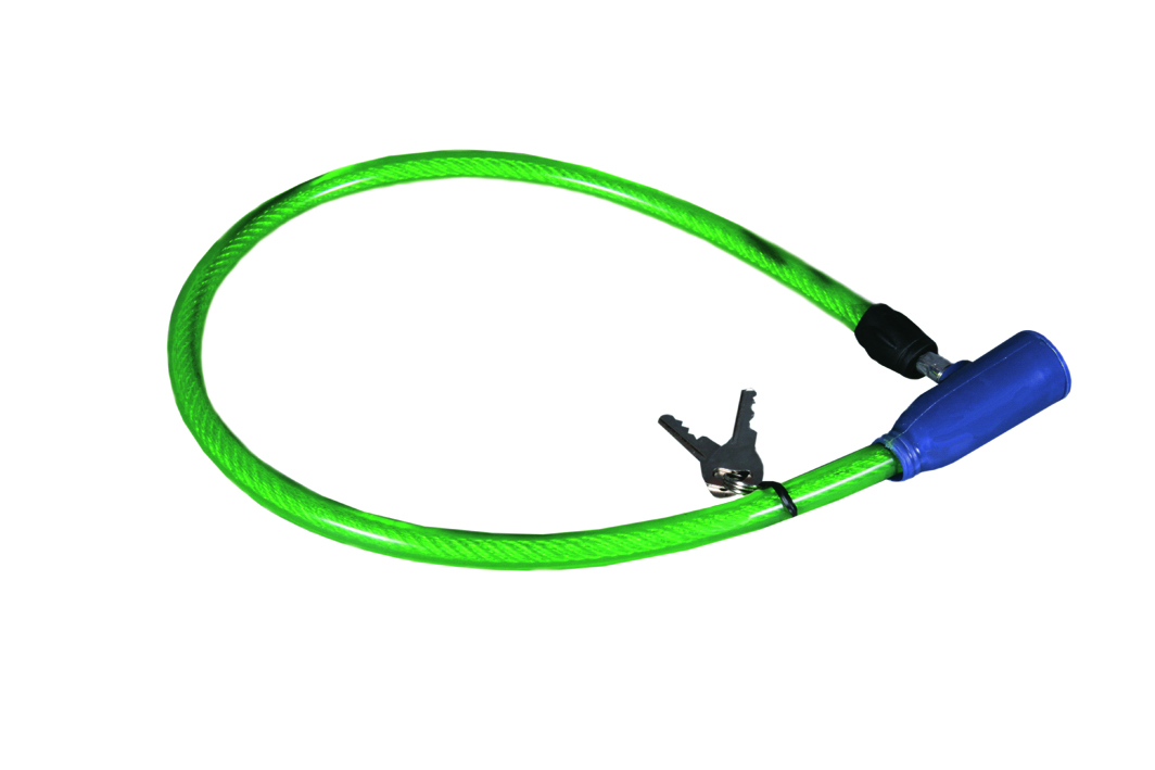 Замок с гибкой дужкой (1/100) корпус пластик