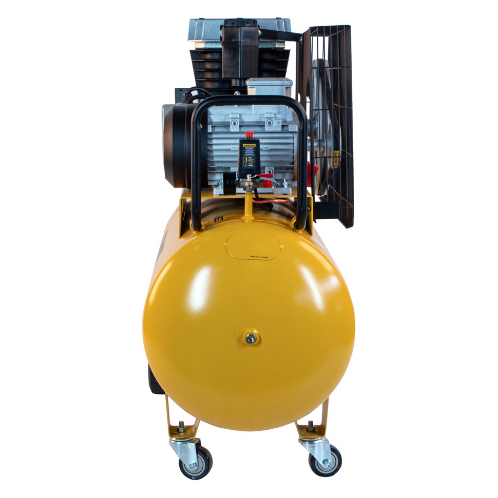 Компрессор воздушный, ременный привод BCI4000-T/200, 4.0 кВт, 200 литров, 690 л/мин Denzel (58124)