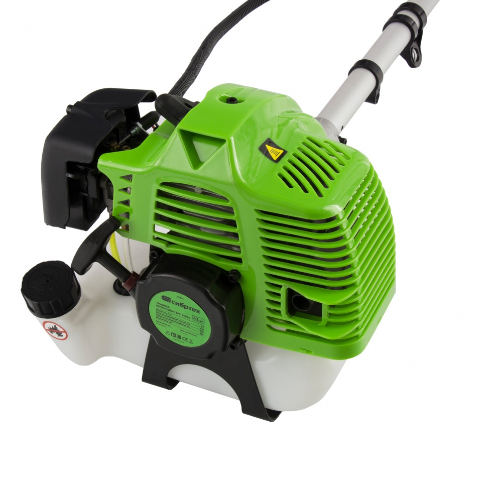 Триммер бензиновый БКС 2500-2, 43 см3, 2.5 л. с, разъемная штанга, состоит из 2 частей Сибртех (96244)