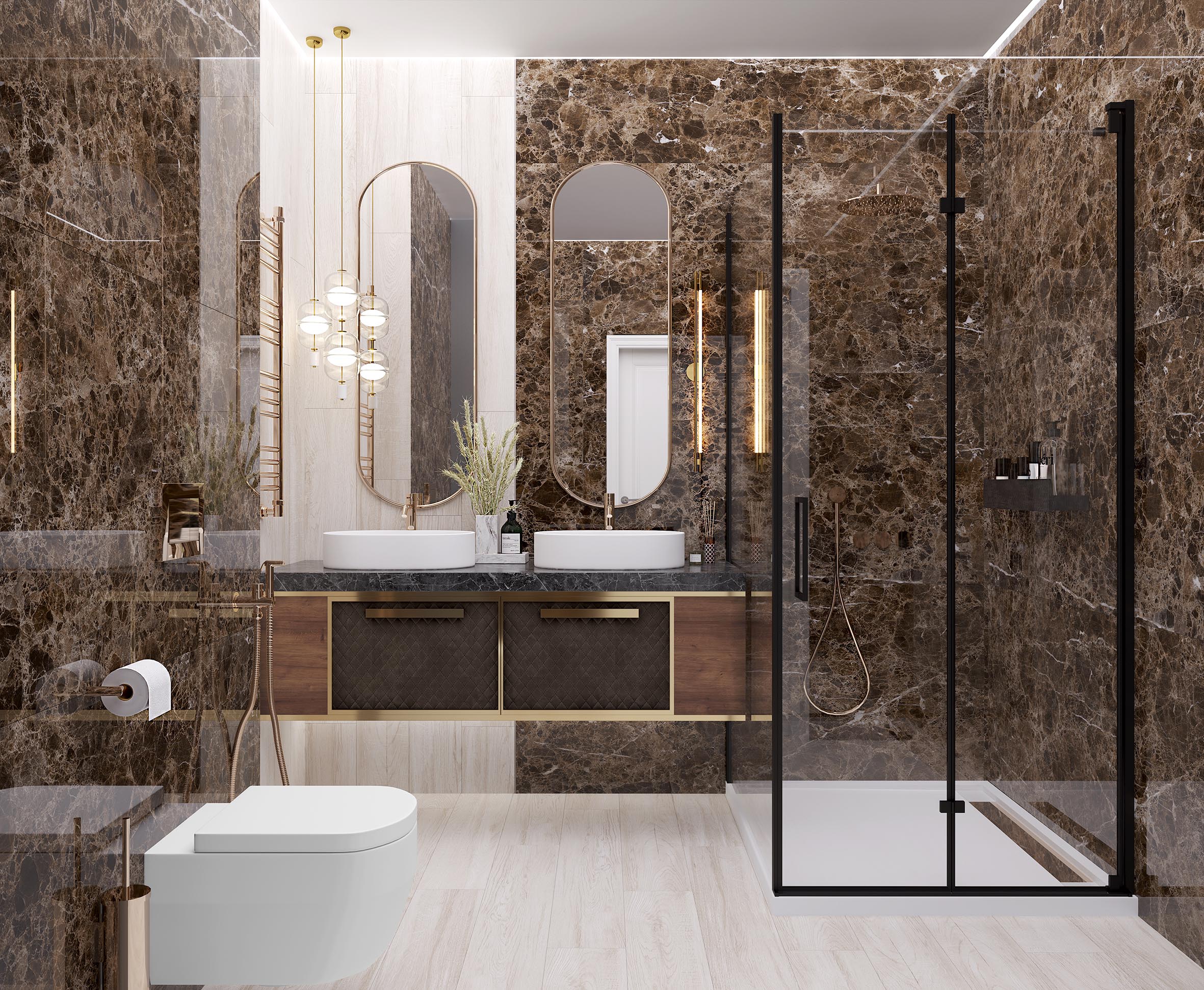 Emperador brown керамогранит полированный 60x120