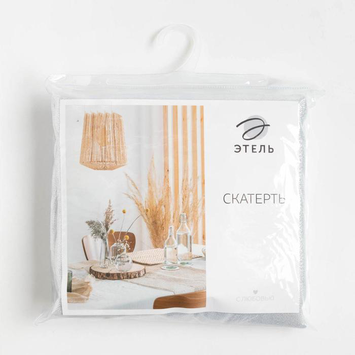 Скатерть "этель" северное сияние 142*220 см (серебро) (1/20) 7097308