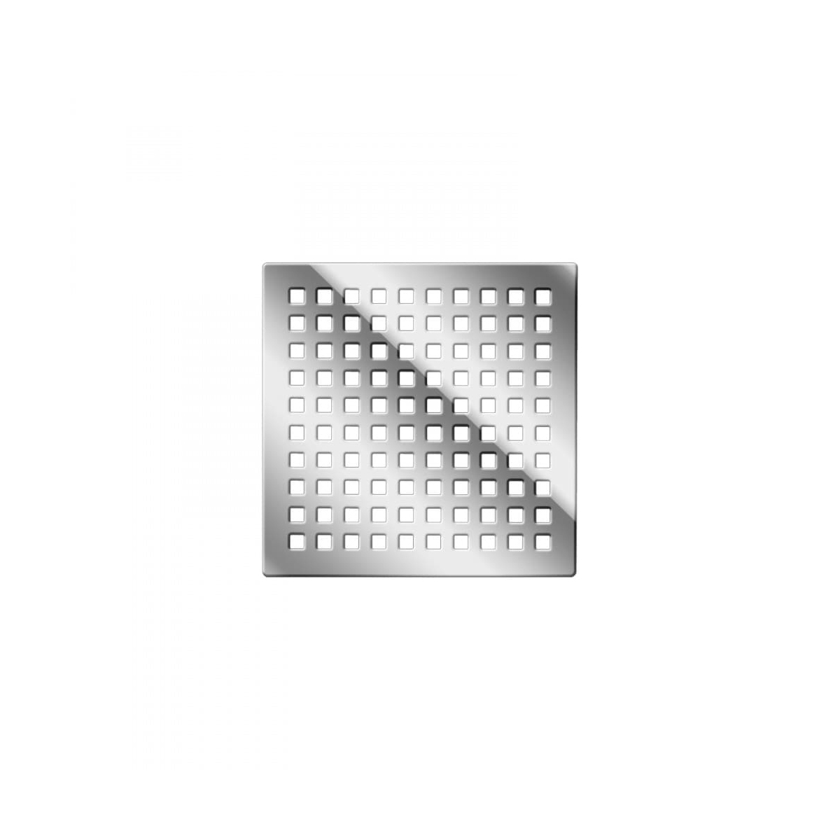 Трап для душа "trend" 150*150 мм нержав., сифон s-образн. боковой (1/6) "berges"