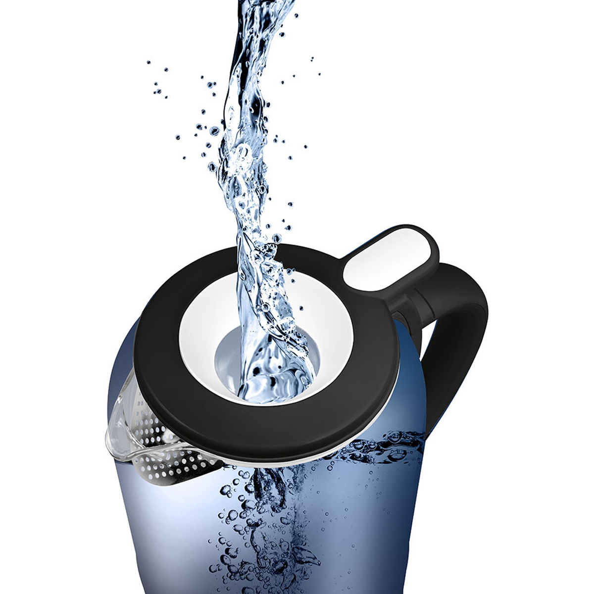 Чайник электр. pwk 1759cgl 1,5 л стекло (синий) (1/4) "polaris"