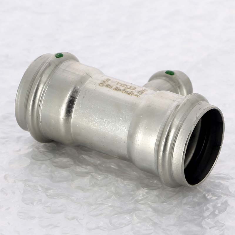 Тройник пресс 35х15х35 нержавеющая сталь Sanpress Inox VIEGA