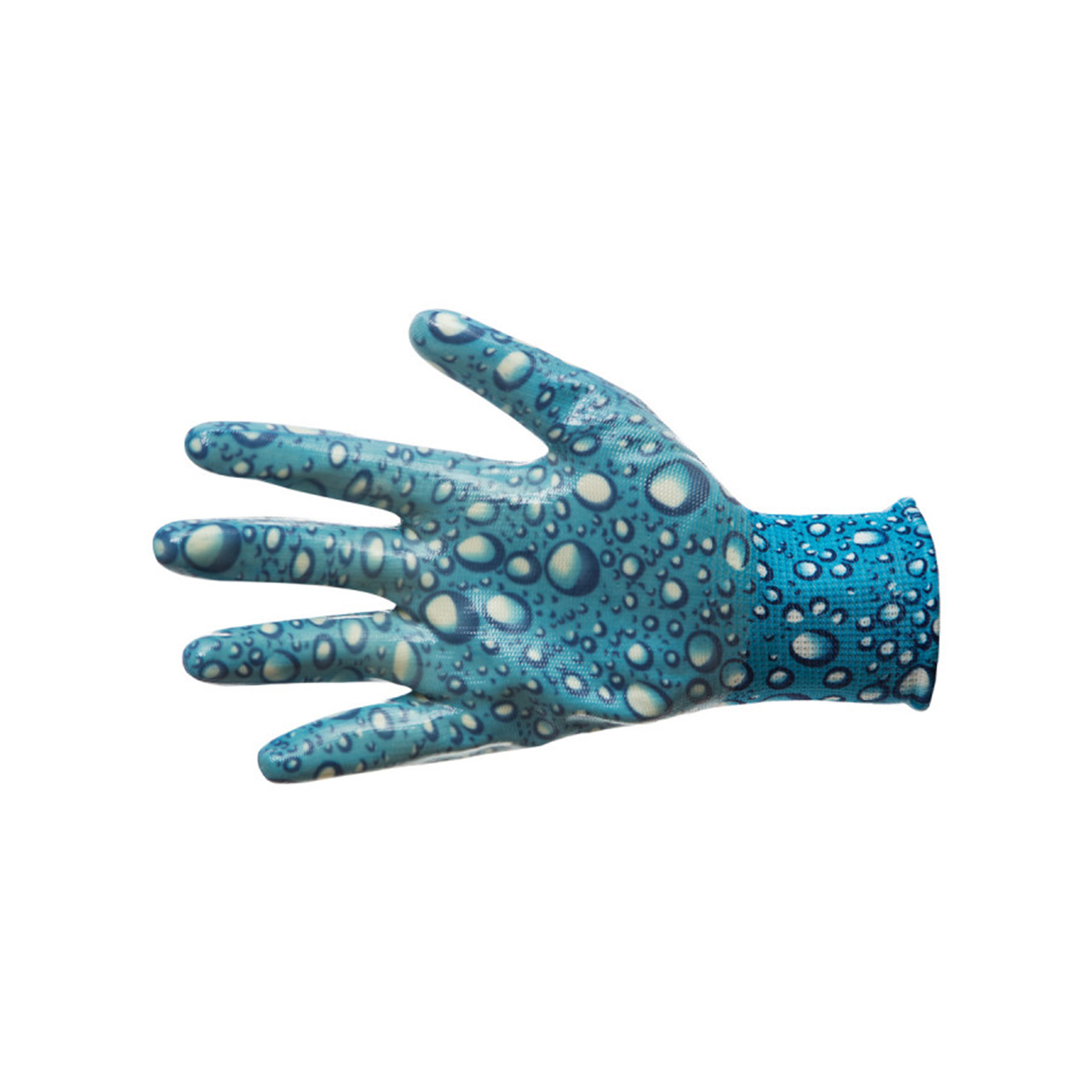 Перчатки садовые полиэстер с нитрилом (синие) (1/12/120) "beorol" rzb4