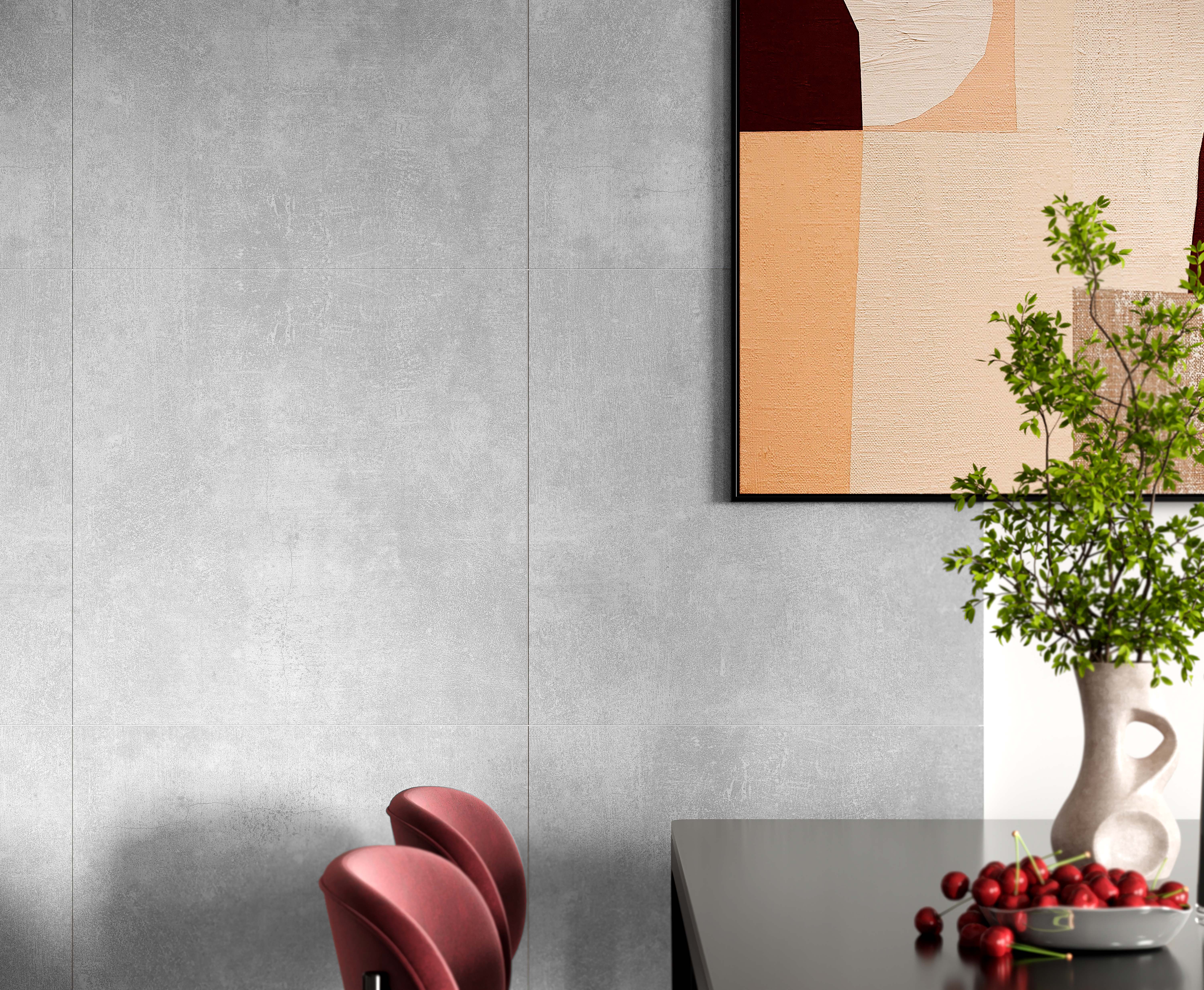 Totem grey керамогранит серый матовый 60x60