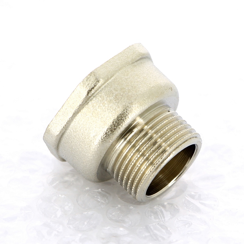 Переходник резьбовой 1"1/2 х 2" ВН никель UNI-FITT