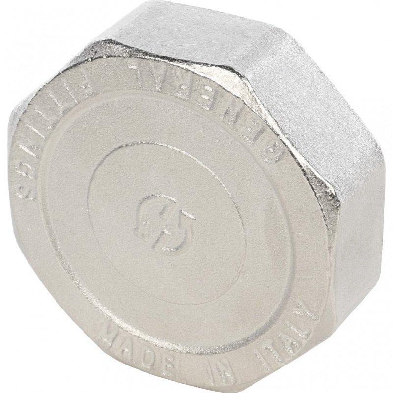 Заглушка резьбовая ВР 2" никель STOUT