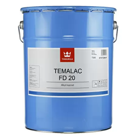 Tikkurila Temalac FD 20 / Тиккурила Темалак ФД 20 краска алкидная полуматовая однокомпонентная