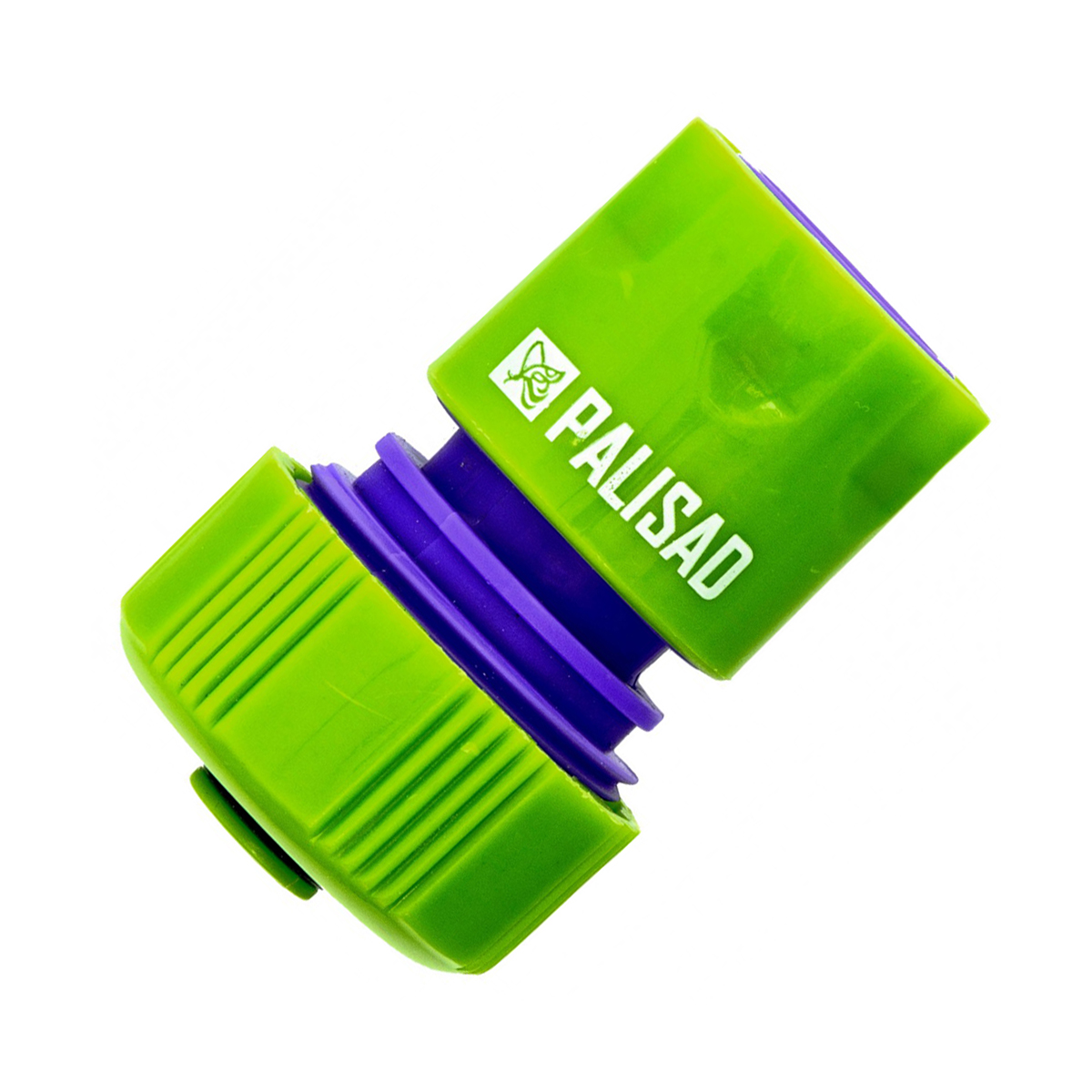 Соединитель для шлангов 3/4" быстросъемный, с автостопом (1/288) "palisad" 66165