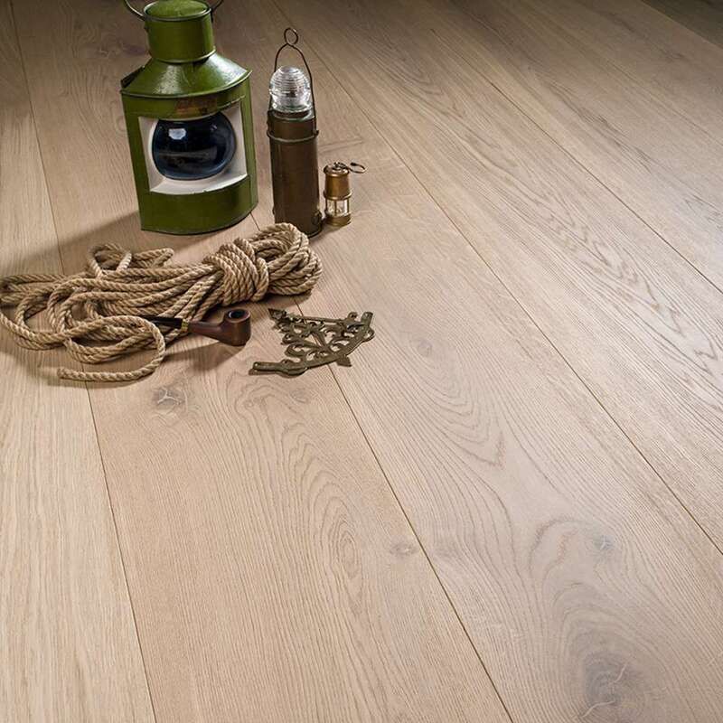 Паркетная доска Coswick Широкоформатная доска 3-х слойная T&G шип-паз 1135-7518 Батист (Порода: Дуб)