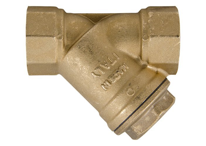 Фильтр косой В UNI-FITT латунь 2" для грубой очистки воды