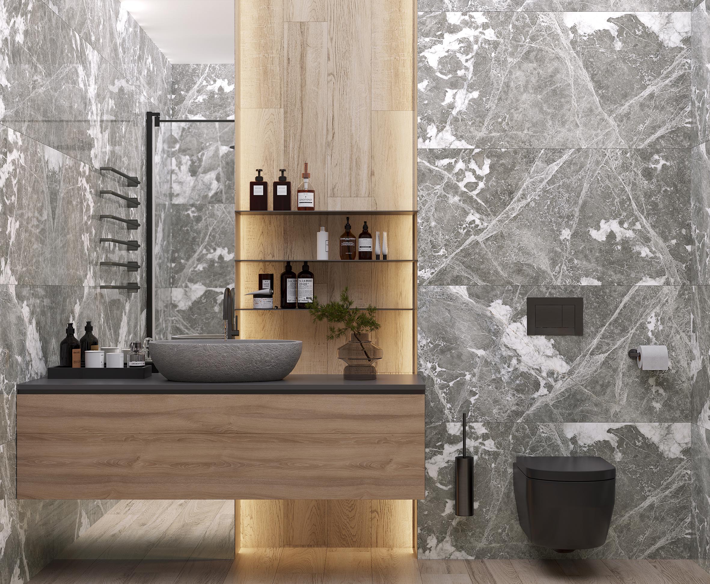 Lustros paradiso gris керамогранит полированный 60x120