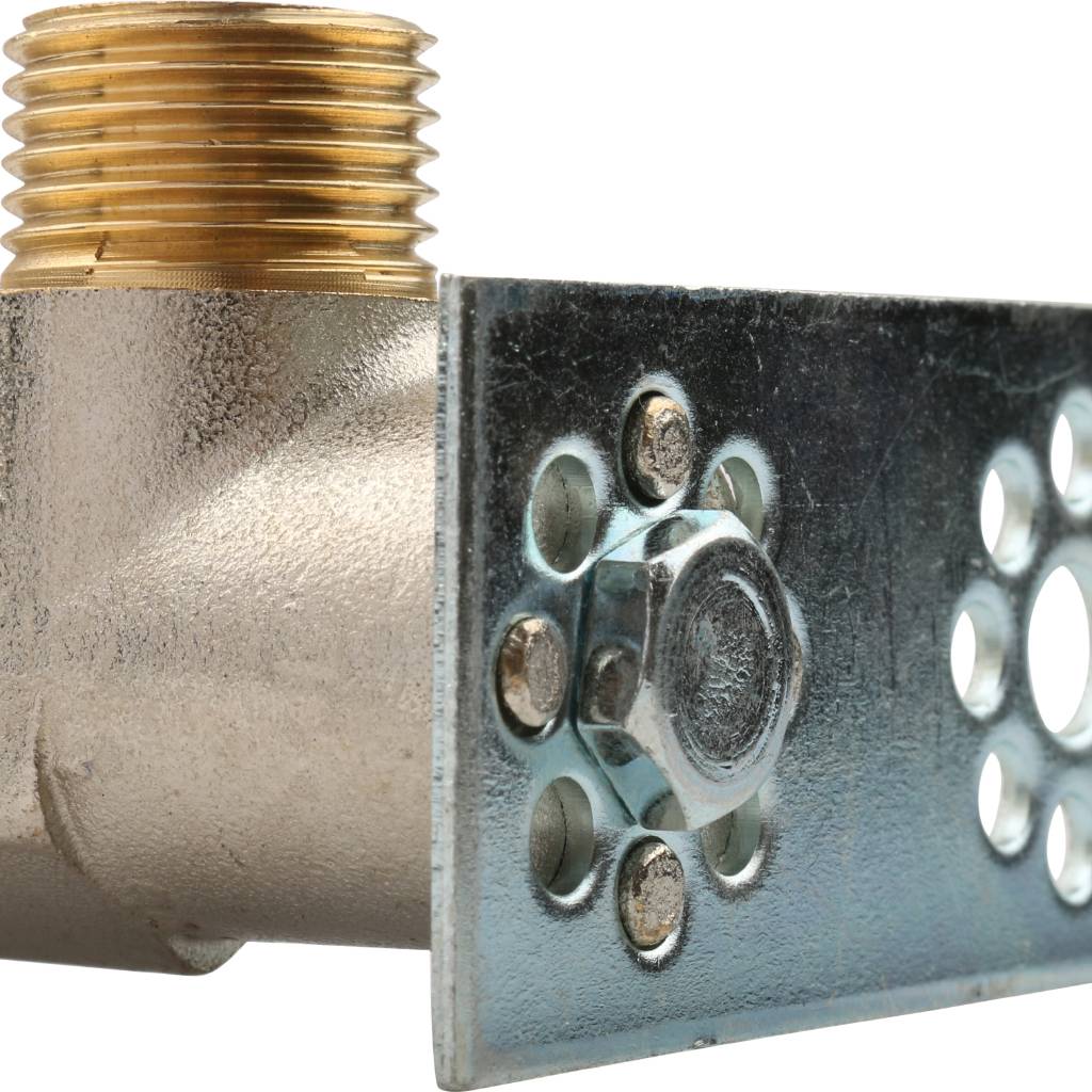 Угол переходной на планке 16 х 1/2'' ВР под обжим TIEMME для металлопласта