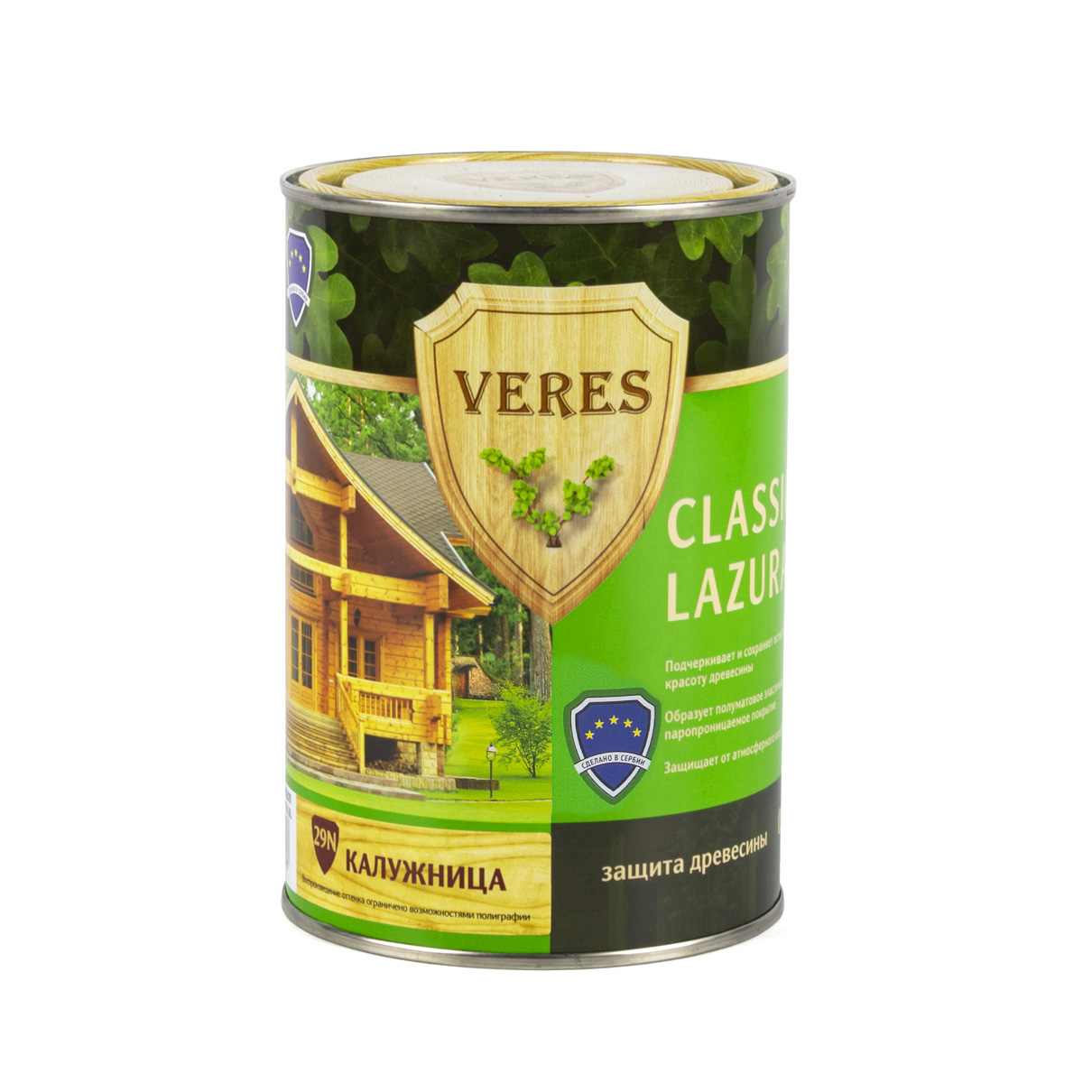 Верес классик лазура №29 калужница  0,9 л (1/6) "veres"