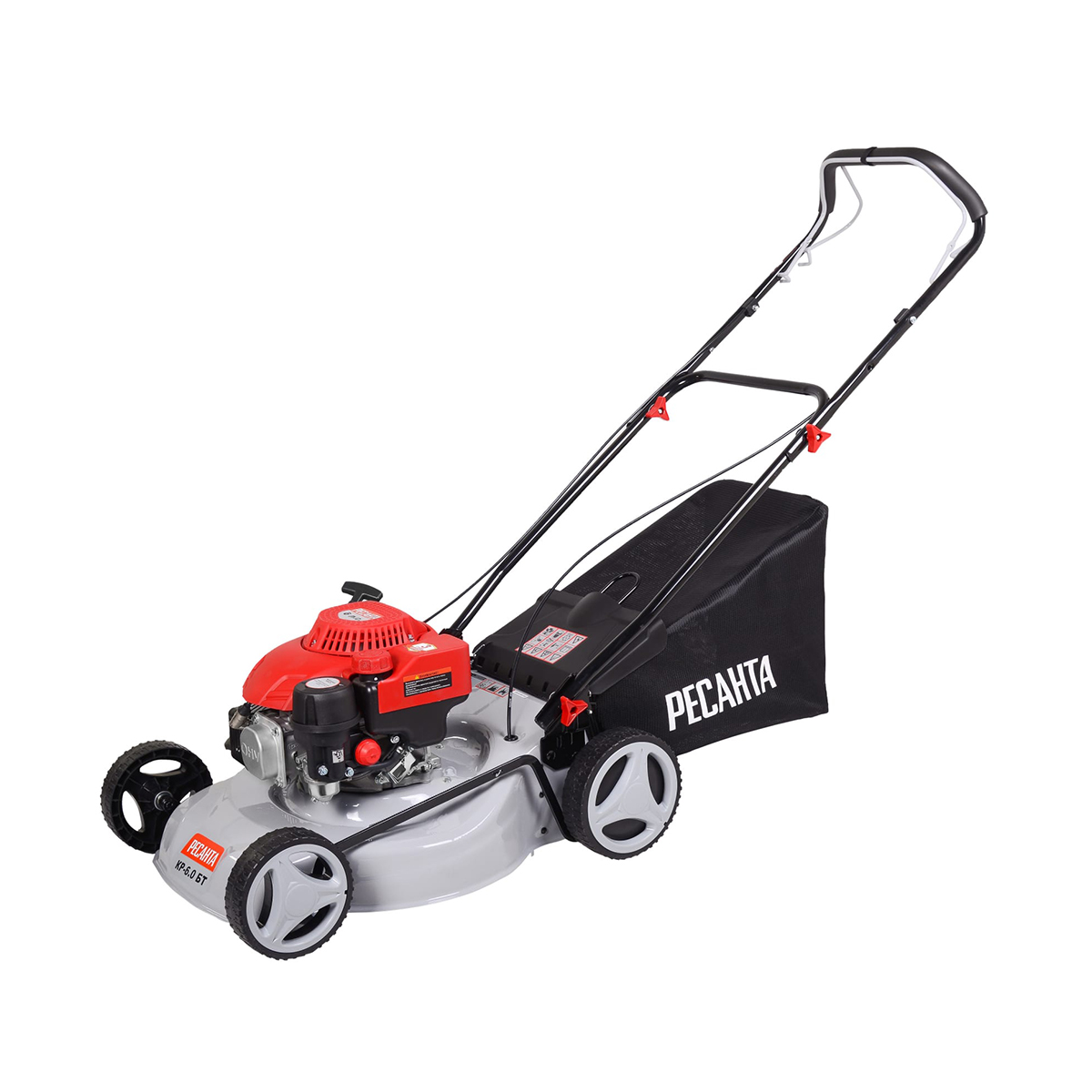 Газонокосилка бензиновая кр-6.0 бт (1) "ресанта"