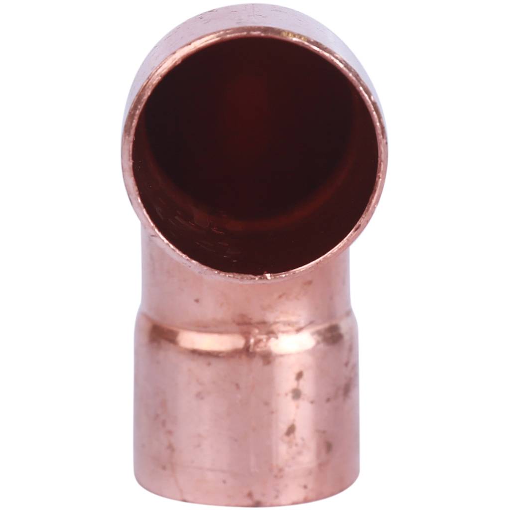 Отвод двухраструбный 22 мм / 90° под пайку медный SANHA 15002A22E